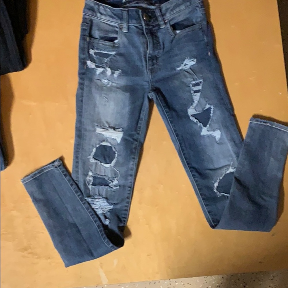 American Eagle High Rise Jeggings.